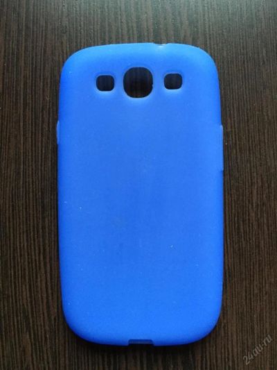 Лот: 5648161. Фото: 1. Чехол для Samsung Galaxy S3 Синий. Брелоки, подвески