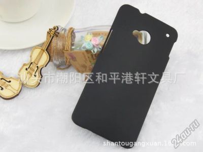 Лот: 5599868. Фото: 1. Задний черный бампер для HTC One... Чехлы, бамперы