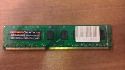 Лот: 7800513. Фото: 1. Оперативная память QUMO DDR3 4GB... Оперативная память