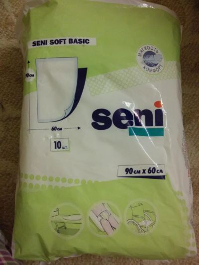 Лот: 6671314. Фото: 1. Пеленки SENI SOFT Basic 60*90... Реабилитация, уход за больными