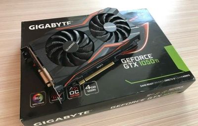 Лот: 12610796. Фото: 1. Gigabyte GTX 1050 Ti 4Gb Gaming... Видеокарты