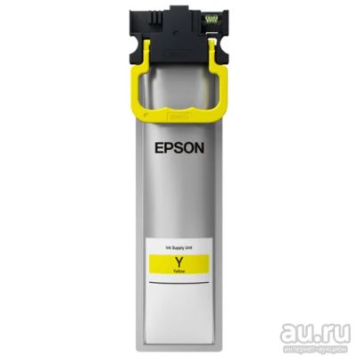 Лот: 13885987. Фото: 1. Картридж Epson T9454 Yellow WF-C5290DW... Картриджи, расходные материалы