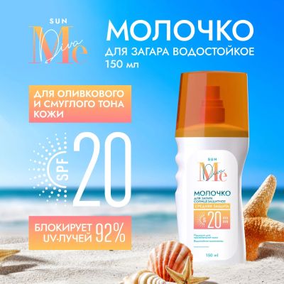 Лот: 23711270. Фото: 1. Медива САН молочко для загара... Лекарства