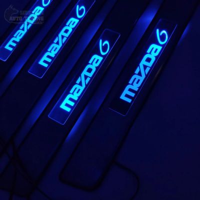 Лот: 4901365. Фото: 1. Светодиодные накладки на пороги... Детали тюнинга