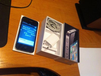 Лот: 2653149. Фото: 1. iphone 4 / 4g 32gb хорошее состояние... Смартфоны