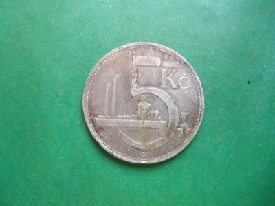 Лот: 24353721. Фото: 1. Чехословакия 5 крон 1929 г. серебро... Европа