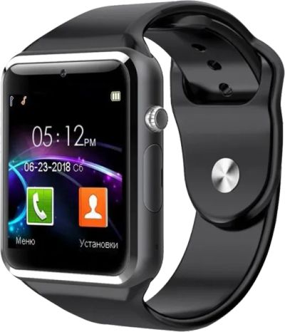 Лот: 22218709. Фото: 1. Умные часы JET Phone SP1, черные. Смарт-часы, фитнес-браслеты, аксессуары
