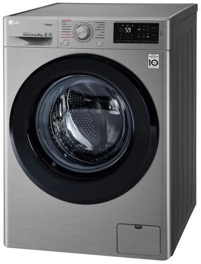 Лот: 23306875. Фото: 1. Стиральная машина LG F4M5VS6S... Стиральные машины