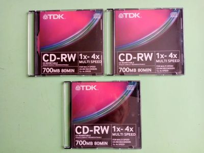 Лот: 25680099. Фото: 1. Диск CD-RW TDK. CD, DVD, BluRay