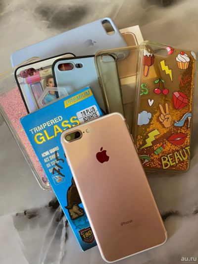 Лот: 18244422. Фото: 1. iPhone 7 Plus Pink 32Gb. Смартфоны