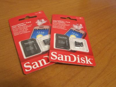 Лот: 4787030. Фото: 1. Карта памяти MicroSd/SDHC 8GB. Карты памяти