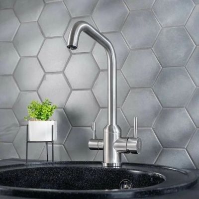 Лот: 24094603. Фото: 1. Смеситель для кухни, РМС, с картриджем... Смесители