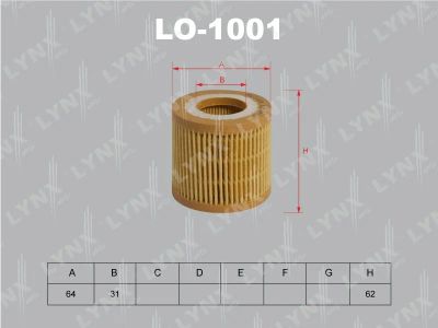 Лот: 13356845. Фото: 1. Lynx LO-1001 Масляный фильтр. Расходные материалы