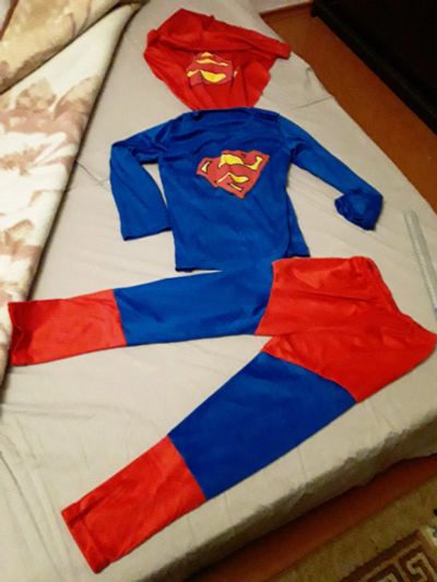 Лот: 20535805. Фото: 1. костюм супермена для утренников... Детские карнавальные, праздничные костюмы
