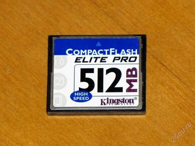 Лот: 143162. Фото: 1. CompactFlash 512 Мб HighSpeed... USB-флеш карты