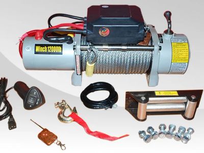 Лот: 12124268. Фото: 1. Лебедка Electric Winch12000LBS... Лебедки, тали