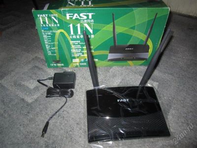 Лот: 2491585. Фото: 1. wi fi роутер Fast. Маршрутизаторы (роутеры)