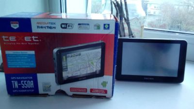 Лот: 7501109. Фото: 1. Навигатор TEXET tn550a. GPS-навигаторы