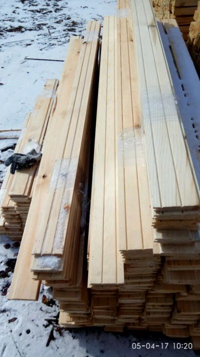 Лот: 9414940. Фото: 1. Вагонка 14*80*1500 Сосна Сорт... Древесина, пиломатериал