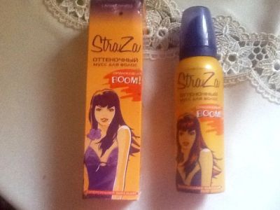 Лот: 3006351. Фото: 1. Оттеночный мусс для волос ОРАНЖЕВЫЙ. Уход за волосами 