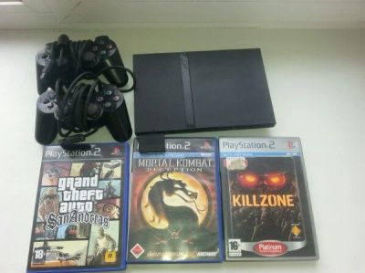 Лот: 5982419. Фото: 1. Sony Playstation 2 обмен. Игровые приставки, консоли