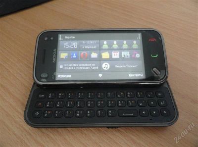 Лот: 1136148. Фото: 1. Nokia N97 Mini 8Gb Cherry Black. Смартфоны