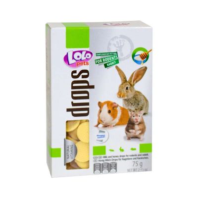 Лот: 10400033. Фото: 1. Дропсы lolo pets для грызунов... Корма