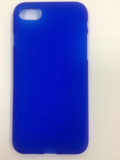 Лот: 10978641. Фото: 1. Чехол iPhone 7/ 8 Силикон Синий... Чехлы, бамперы