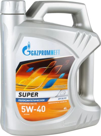 Лот: 15456347. Фото: 1. ГазпромНефть Super 5W-40 4л. Масла, жидкости