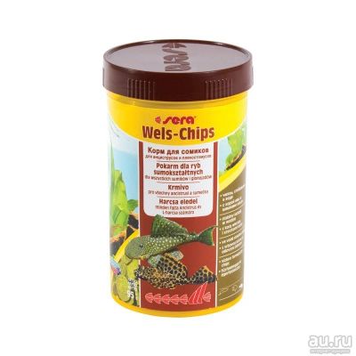 Лот: 10400579. Фото: 1. Корм sera wels-chips для анциструсов... Корма