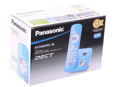 Лот: 16350385. Фото: 1. DECT радиотелефон Panasonic KX-TG6821RUF... DECT и радиотелефоны