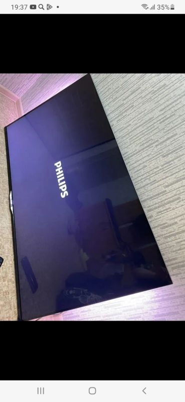 Лот: 22462000. Фото: 1. Неисправный 4К телевизор 55" Philips... Телевизоры