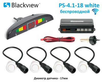 Лот: 8588061. Фото: 1. Blackview PS-4.1-18 Wireless WHITE... Видеорегистраторы,  радар-детекторы, системы парковки