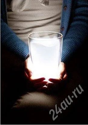 Лот: 565016. Фото: 1. Ночник - Стакан "Milk" (электрическая... Другое освещение