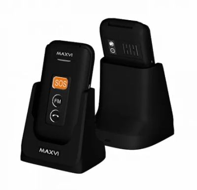 Лот: 20660405. Фото: 1. Мобильный телефон Maxvi E5 Black... Смартфоны