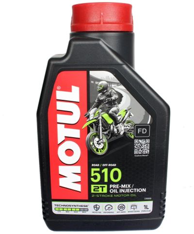 Лот: 20067478. Фото: 1. MOTUL 510 2T AS 1 л (масло 2-х... Масла, жидкости