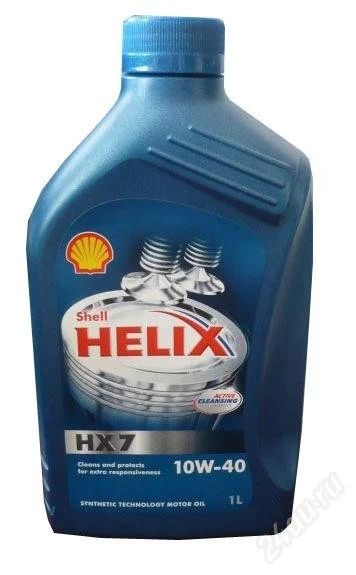 Лот: 2106418. Фото: 1. SHELL HELIX HX7 10w-40 SL/CF моторное... Масла, жидкости