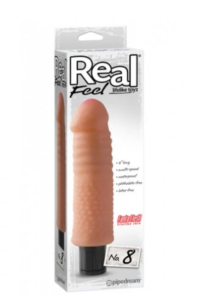 Лот: 7536748. Фото: 1. Вибратор REAL FEEL №8, "живое... Игрушки