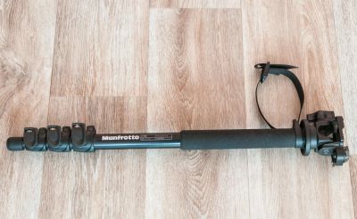 Лот: 10987152. Фото: 1. Монопод Manfrotto MM294A4 c головкой... Штативы, держатели