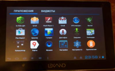 Лот: 5977608. Фото: 1. Навигатор на Android Lexand STA-7. GPS-навигаторы