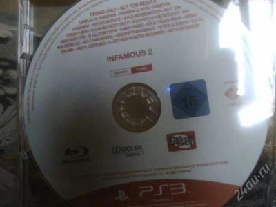 Лот: 1261875. Фото: 1. InFamous 2 промо версия("подарочная... Игры для консолей