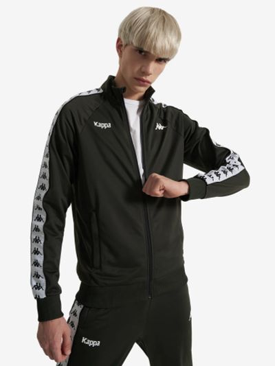 Лот: 25227161. Фото: 1. Толстовка мужская Kappa, Коричневый. Легкие куртки, толстовки