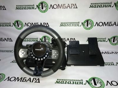 Лот: 9468655. Фото: 1. Руль для ПК Defender Forsage GTR... Рули, джойстики