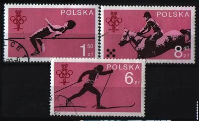 Лот: 7022490. Фото: 1. Польша спорт 3марки. Марки