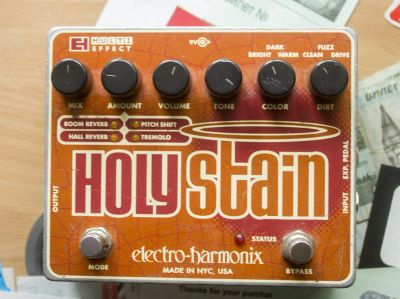 Лот: 3832162. Фото: 1. EHX Holy Stain. Гитарные эффекты и комбоусилители