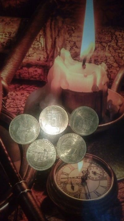 Лот: 15890987. Фото: 1. Набор из 5 монет:Крым,Севастополь... Наборы монет