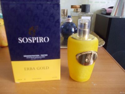 Лот: 13899546. Фото: 1. Erba Gold от Sospiro тестер 100мл... Унисекс парфюмерия