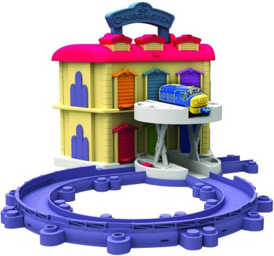 Лот: 11541236. Фото: 1. Депо с подъемным механизмом Chuggington. Машины и техника