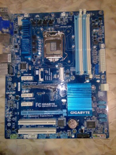 Лот: 6497217. Фото: 1. Материнская плата 1155 Gigabyte... Материнские платы