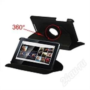 Лот: 2672066. Фото: 1. Чехол поворотный кожаный на 360... Чехлы, обложки